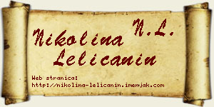 Nikolina Lelićanin vizit kartica
